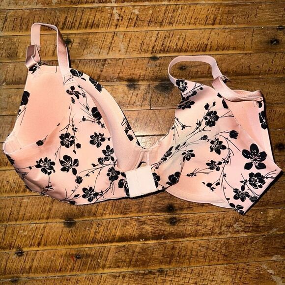 Soma Vanishing 360 Perfect Coverage 36C pink flower bra - Picture 2 of 3